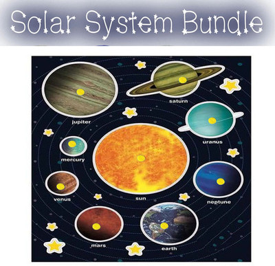 FORSIKHA 3D Wooden Puzzle Toy Solar System Model Science Toys Set With Planet Outer Space(1 Pieces)
