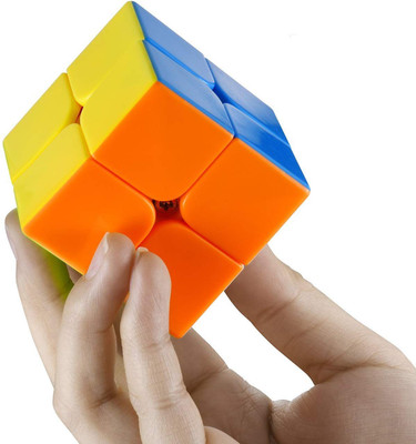 Kiditos MoYu 2x2 Meilong Cubing Classroom Stickerless 2x2x2 Speed Cube Magic Puzzle(1 Pieces)