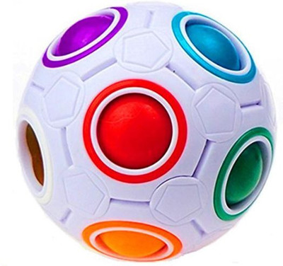 Zest4u New Rainbow Ball Magic Cube Fidget Toy Puzzle Multicolor(1 Pieces)