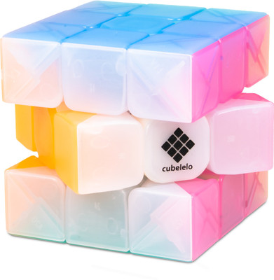Cubelelo Drift 3x3 Jelly Stickerless Speedcube Magic Puzzle Toy(1 Pieces)