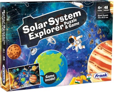 Frank Solar System Explorer Game & Puzzle for 4 years and above(48 Pieces)