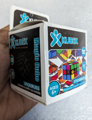 JESHMI Speed Cube 3x3 Cube Toy Stickerless SmCUBEooth Turning 3x3x3 Magic(1 Pieces)