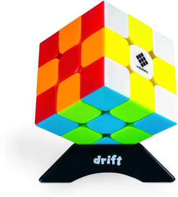 Cubelelo Drift 3x3 Stickerless Cube with Stand(1 Pieces)