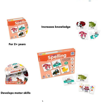 zokato Educational Jigsaw Puzzle Range for Kids (match the spelling)(24 Pieces)
