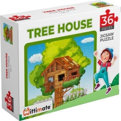 Mittimate Tree House Jigsaw Puzzles for kids(36 Pieces)