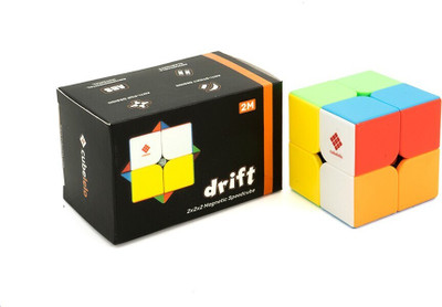 Cubelelo Drift 2M 2x2 Stickerless Speed Cube Magic Puzzle Toy(1 Pieces)