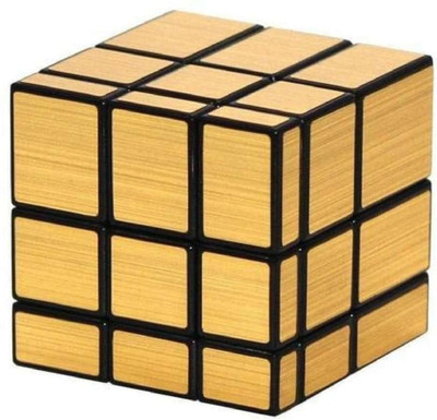 ASDecor 3X3X3 Gold Mirror Speed Cube Cubing Classroom Magic Puzzle(1 Pieces)