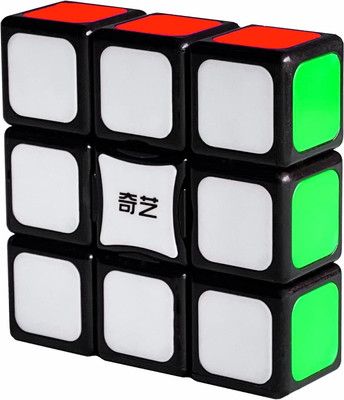 Cuberkart QiYi 1x3x3 Cube Super Floppy 331 Stickerless Cuboid Puzzle Black-Base(1 Pieces)