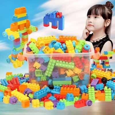 ARIZON Best Buy 100 Pcs Building Blocks Learning Educational Puzzle Kids Toy(100 Pieces)