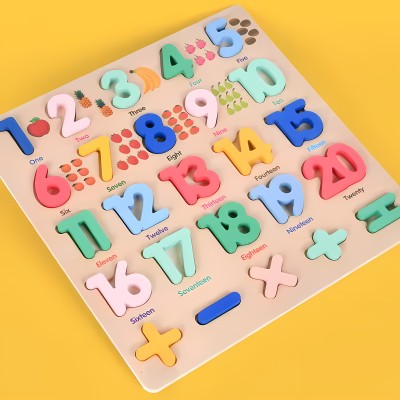 poksi Numeric 123 Learning and object counting puzzle for kids(1 Pieces)