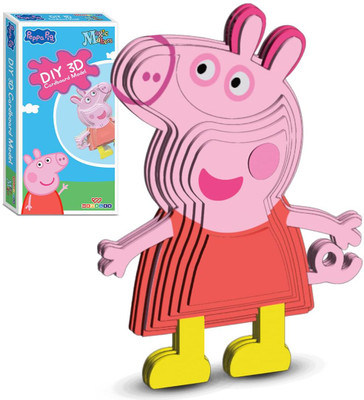Wembley Peppa Pig 3D Puzzle Model Kit DIY Assembly STEM Learning Constructing Model(1 Pieces)