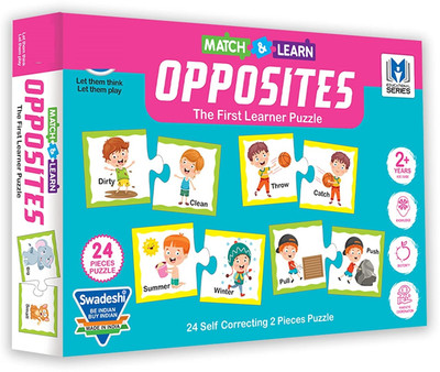 PEZYOX Educational Jigsaw Puzzle Range for Kids (Opposites)(24 Pieces)
