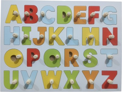 woodmechanic Alphabet Brain Teasers Puzzle Wooden(27 Pieces)