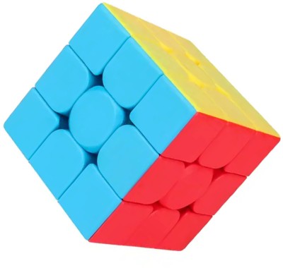 weegly CUBE 3X3 CUBE HIGH STAYBILITY STICKER LESS SMOOTH SWING FOR FASTER MOVEMENT(1 Pieces)