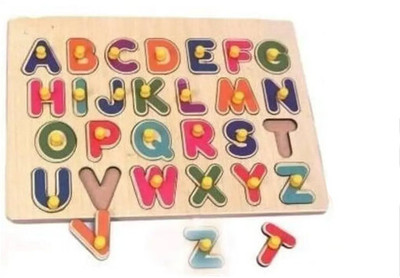 Childgossip Alphabet Puzzle & Educational Board ABCD for Kids Baby learning toy Games Blocks(1 Pieces)