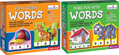 Creatives Fun with words & More Fun with Words(180 Pieces)