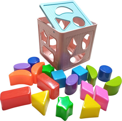 Dorytoys New_Montessori Style Shape Sorting Cube(1 Pieces)