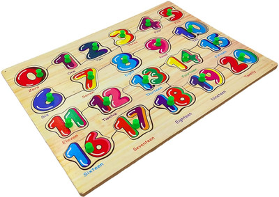 ELEXN Best buy Wooden learning 1 To 20 math counting Board(20 Pieces)