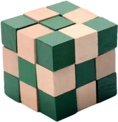 Cluttch Play Wooden Snake Cube Puzzle(1 Pieces)