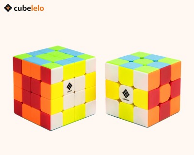 Cubelelo Drift 3x3 & 4x4 Cube Combo (Stickerless) Speedcube Highspeed Magic Cube Puzzle(1 Pieces)