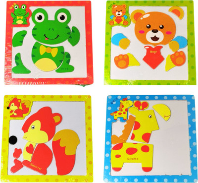 VAATHSALYA'S Mini Magnetic Wooden Puzzle Board for for Toddlers 3+ Years(1 Pieces)