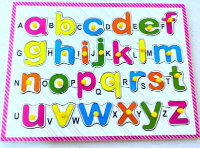 PETERS PENCE English Alphabet Learning Puzzle Board For Kids Pre Primary Education(26 Pieces)
