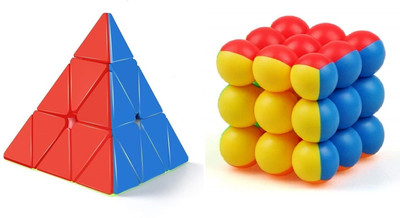 VINMOT ube and 3x3x3 Bubble Magic Cube 2 Pieces(2 Pieces)