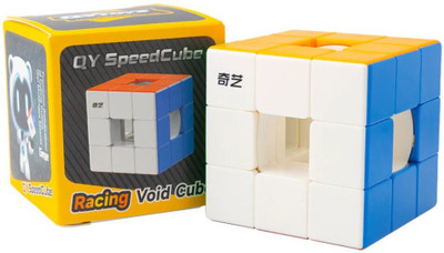 Cuberkart QiYi Speed Void Cube 3x3 Shape Mod | Centerless & Frosted(1 Pieces)