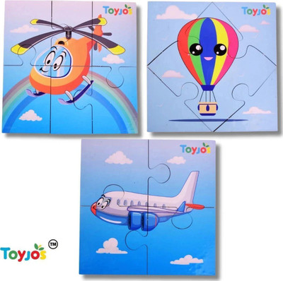 Toyjos Wooden Jigsaw Puzzle - Air Transport(15 Pieces)