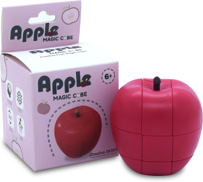 Kiditos Fruit Shaped Apple Magic Cube Twisty Educational & Learning Puzzle Toy for Kids(1 Pieces)
