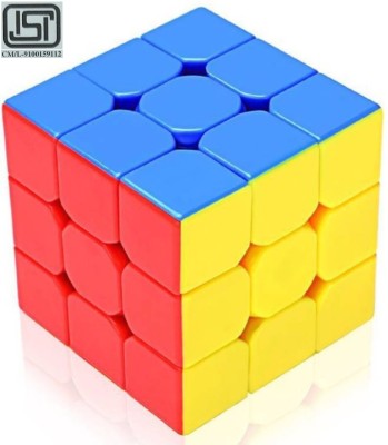 SHIMZAN High Speed & Smooth 3x3 Cube for Kids Playing & Learning (6x6x6 CM)(1 Pieces)