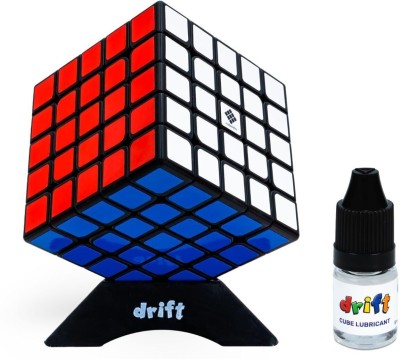 Cubelelo Drift 5x5 Black with Cube Lubricant and Stand Combo(1 Pieces)