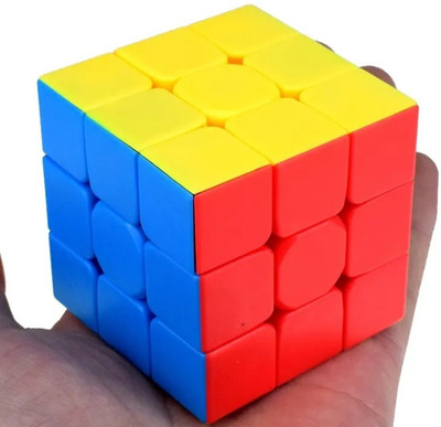 TRIMMO High Speed Stickerless 3x3 Magic Game Toy for kids(1 Pieces)