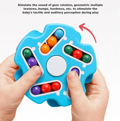 Globular IQ Ball Spinning Magic Bean Spinner Toy Rotating Finger tip Top Toy(1 Pieces)