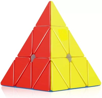 RAGVEE Pyramid High Speed Cube 3x3 Toy For Kids & Adults Best Gift For Kid(1 Pieces)