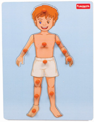 FUNSKOOL BODY WOODEN PUZZLE-3701300(11 Pieces)