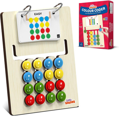 Sloppy Kids Montessori Slide Puzzle Game IColor & Pattern Matching Learning Toy for Kid(1 Pieces)