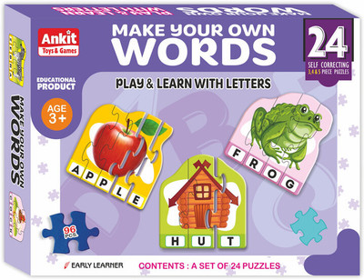 Ankit Toys & Games Word Puzzle Learning & Educational Jigsaw Game(96 Pieces)