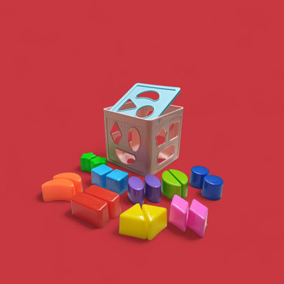 Dorytoys New_Geometry Puzzle Cube for Kids(1 Pieces)