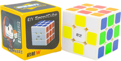 Cuberkart QiYi SAIL W 3x3 Speed Cube MoFangGe MFG 3x3x3 White Sticker-Base Puzzle(1 Pieces)