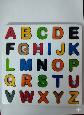 Shree Jee Enterprises Wooden Puzzle Toy for Kids – Fun & Educational Learning Board(26 Pieces)