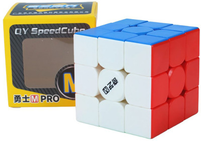 Cuberkart QiYi Warrior M PRO 3x3 Magnetic Speed Cube – Smooth Turning, Compact & Stable(1 Pieces)