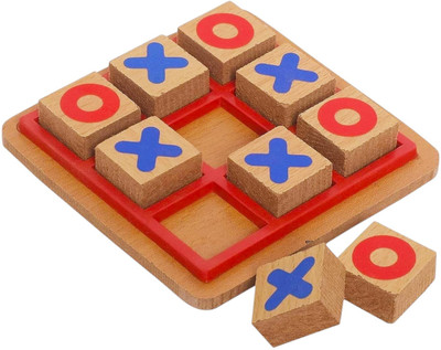 SARASI Tic Tac Toe Puzzle For Kids, Be The First To Make a Line Out Of The Mine(1 Pieces)