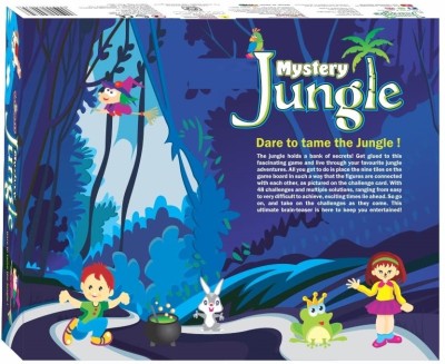 zokato Mystery Jungle- A Path Making Puzzle Game for Age 6 Years & Above(9 Pieces)