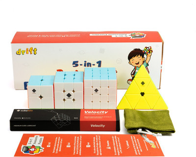 Cubelelo Drift 5 in 1 summer kit Speedcube Puzzle Toy(5 Pieces)
