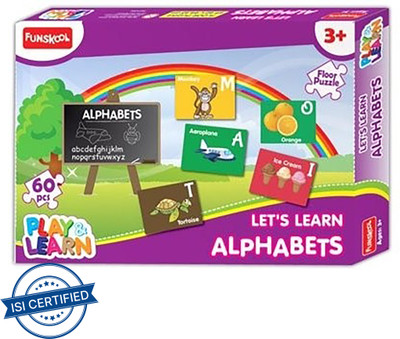 FUNSKOOL Alphabets Puzzles Learning Game(60 Pieces)