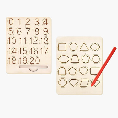 CHUTTI TOYS 123 Tracing Board(1 Pieces)