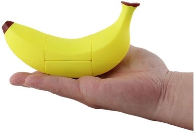 Intelligent Banana Shaped Magic Speed Cube - Yellow 01(1 Pieces)