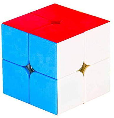 BDJ ENTERPRISE MeiLong 2 2x2 High Speed Stickerless Magic Puzzle Cube Toy(1 Pieces)