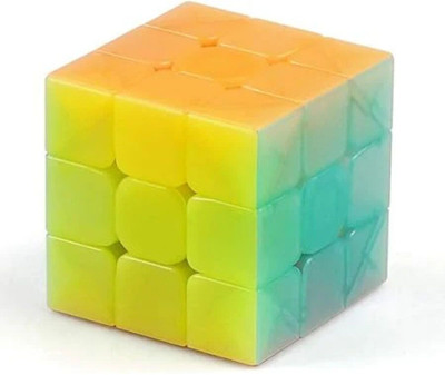 SHIVA Cube King 3x3x3 Neon Magic 3D Brain Teaser Speed Cube Puzzle(1 Pieces)